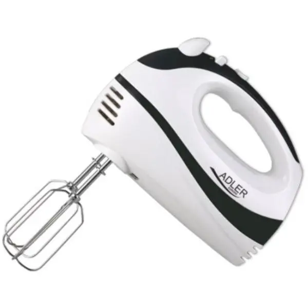 ADLER Mixer de mana, ADLER AD 4205, 300 W, 5 viteze + Turbo, Negru/Alb