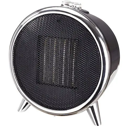ADLER Radiator ceramic, 22.3 x 16.8 x 24.5cm, Negru