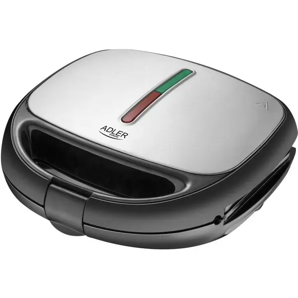 ADLER Sandwich-maker multifunctional Adler AD3040, 1200W, 5-in-1, Negru/Argintiu