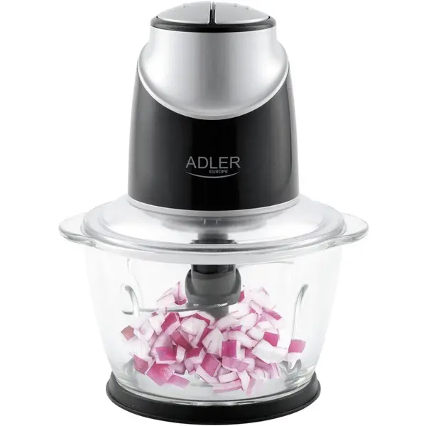 ADLER Tocator electric Adler AD 4082, 550 W, 2 viteze, Bol sticla 1.2 l, Negru