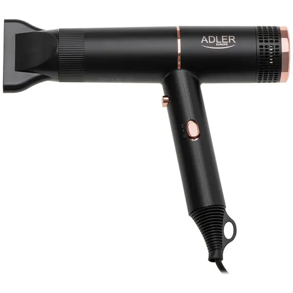 ADLER Uscator de par Adler AD 2278, 1400 W, 2 viteze, 2 trepte temperatura, Negru