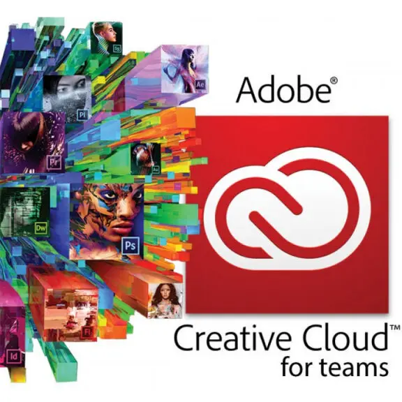 Adobe Adobe Creative Cloud for teams All Apps with Adobe Stock, 1 user, subscriptie 1 an