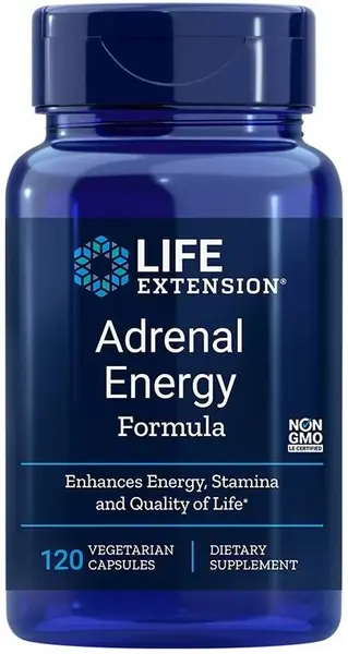 Adrenal Energy Formula, 120 vege capsule, Life Extension