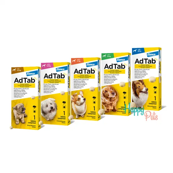 AdTab Caine, 1 tableta antiparazitara