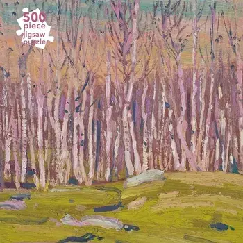 Adult Jigsaw Puzzle Tom Thomson: Silver Birches (500 Pieces): 500-Piece Jigsaw Puzzles, Hardcover/***