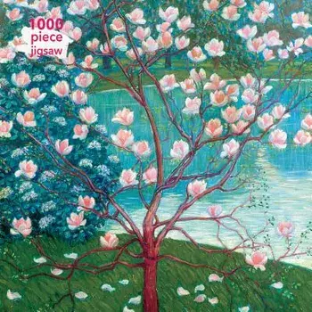 Adult Jigsaw Wilhelm Lizst: Magnolia Tree: 1000 Piece Jigsaw/Flame Tree Studio
