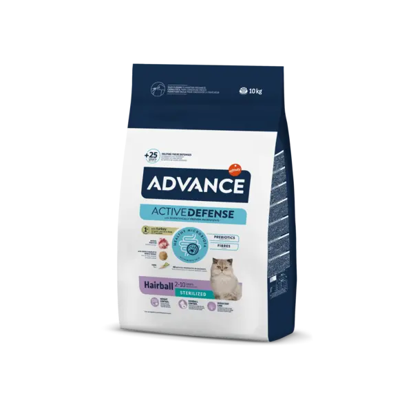 Advance Cat Sterilised Hairball, 10 kg