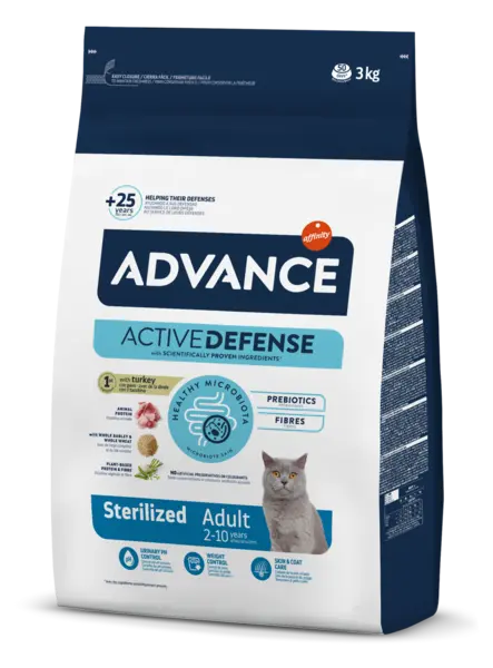 Advance Cat Sterilized Curcan 3 kg