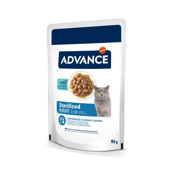 Advance Cat Wet Sterilized Cod, 85 g