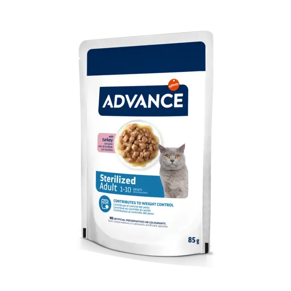 Advance Cat Wet Sterilized Curcan, 85 g