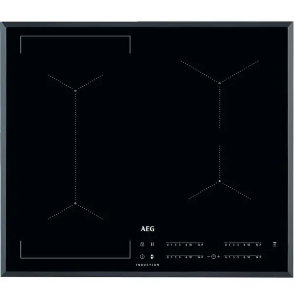 AEG Plita incorporabila AEG IKE64441FB, inductie, 4 zone de gatit, touch control, 60 cm, Negru