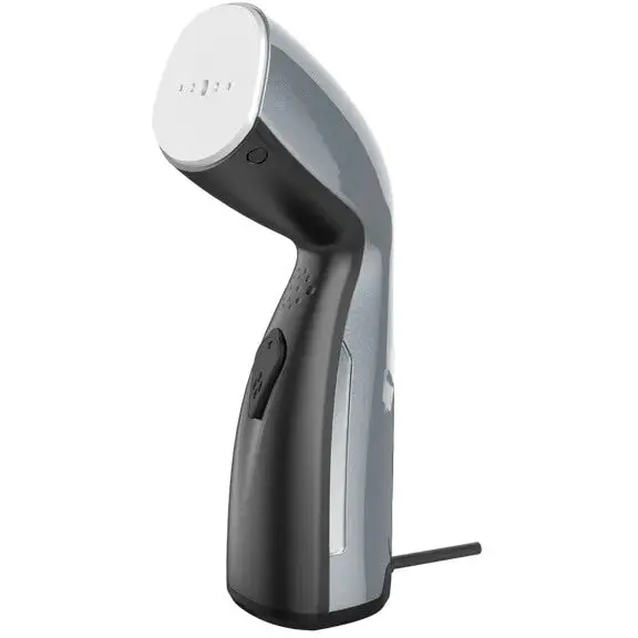 AENO Aparat de calcat vertical cu aburi Aeno AGS0002, 1190 W,timp de incalzire 40 sec, capacitate rezervor apa 110 ml, putere abur 24 g/min, temperatura aburului pana la 145°C, geanta de voiaj, manusa, pahar de masurat incluse, Gri metalizat