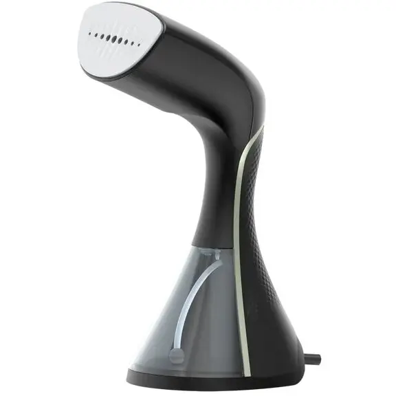 AENO Aparat de calcat vertical cu aburi Aeno AGS0003, 1500W, timp de incalzire 35 sec, capacitate rezervor apa 250 ml, putere abur 24 g/ min, temperatura aburului pana la 160°C, perie, cana de masurat inclusa, Negru