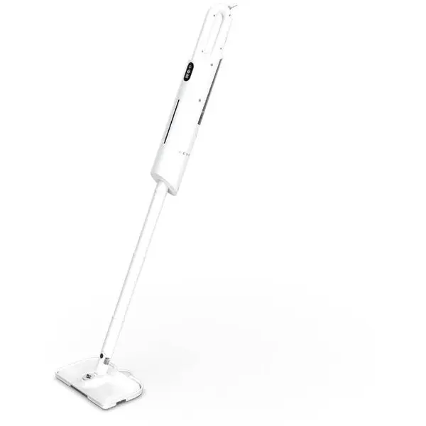 AENO Mop cu abur Aeno ASM0001, 1200 W, 7 duze incluse, timp de functionare de pana la 38 de minute, rezervor de apa detasabil de 380 ml, 110°C abur, 27 g/ min, recipient pentru dezinfectant, 1.3 kg, Alb