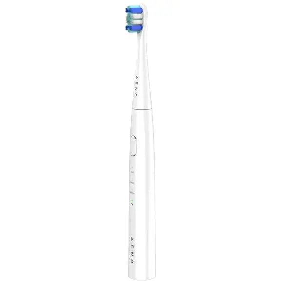 AENO Periuta de dinti sonica electrica Aeno ADB0007, 30000 rpm, 3 moduri de curatare, IPX7, 1 cap de perie + 2 autocolante incluse, Alb