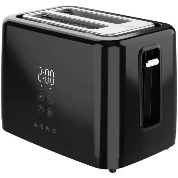AENO Prajitor de paine AENO ATS0002B, 930 W, 2 felii, 3 moduri prajire, 7 trepte rumenire, Negru