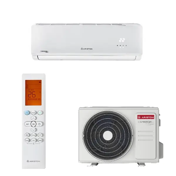 Aer conditionat Ariston Alys R32 35 C35 MUD0 12000 Btu, follow me, agent frigorific R32, clasa energetica A++