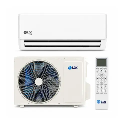 Aer conditionat tip pompa de caldura LDK PRO 9.800 BTU, Putere 2.88 kW, Clasa A++, Inverter, Autocuratare, Sleep, Eco, Timer, Wi-Fi, Turbo, Afisaj LED (Alb)
