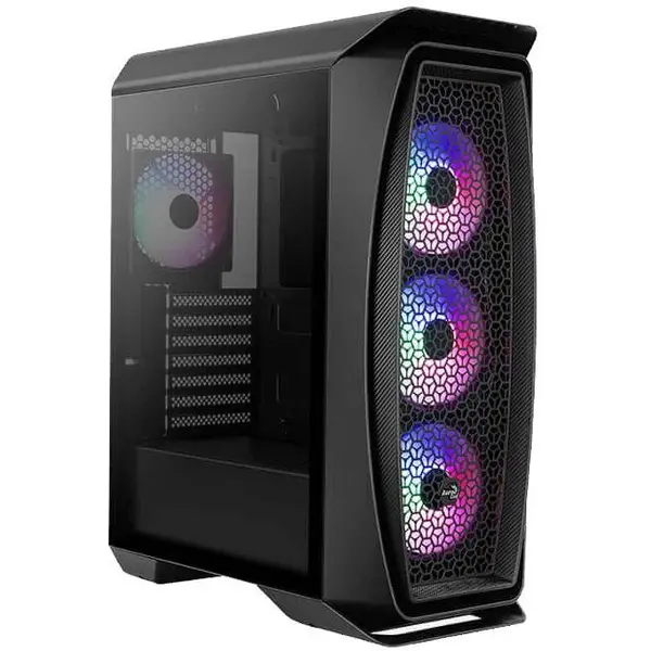 AEROCOOL Carcasa Aerocool Aero One Frost, Mid-Tower, fara sursa, ATX, Neagra