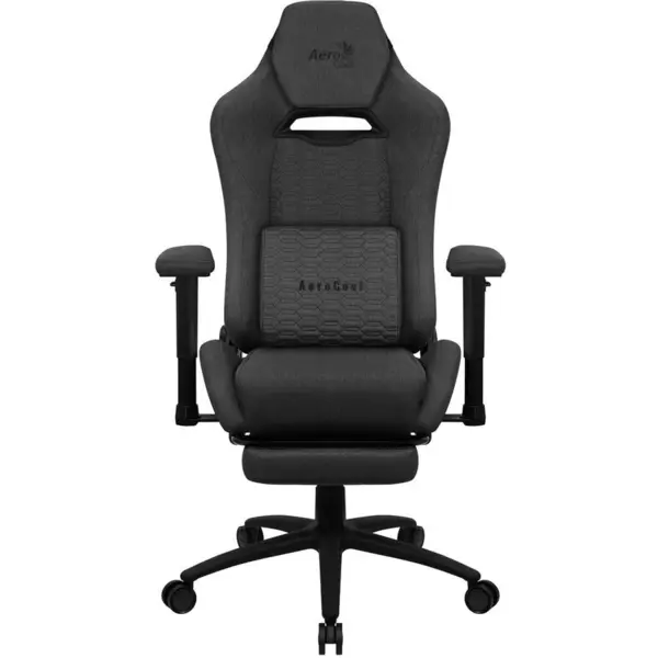 AEROCOOL Scaun gaming Aerocool ROYALASHBK Premium Ergonomic Aeroweave Technology, Negru