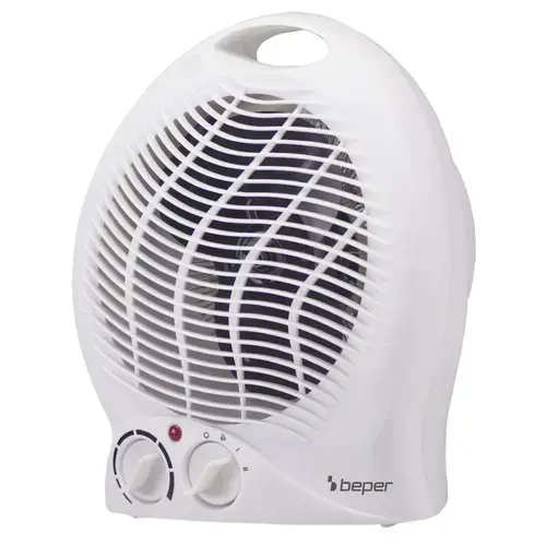 Aeroterma BEPER BP203202, 2000 W, 2 trepte putere, Mod ECO, Protectie supraincalzire (Alb)