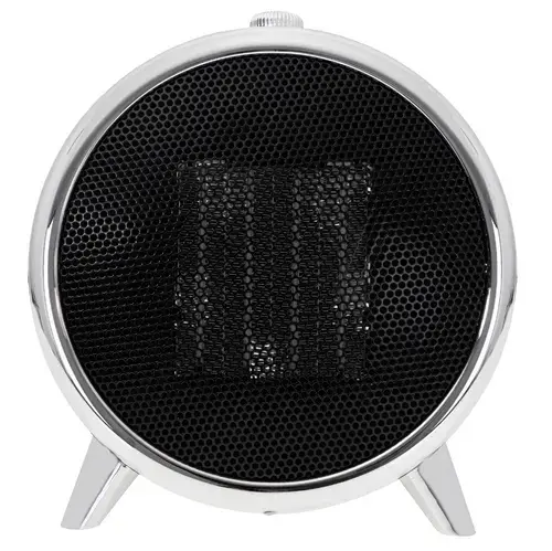 Aeroterma ceramica Adler AD 7742, 1500 W, 2 nivele de putere (Negru/Argintiu)