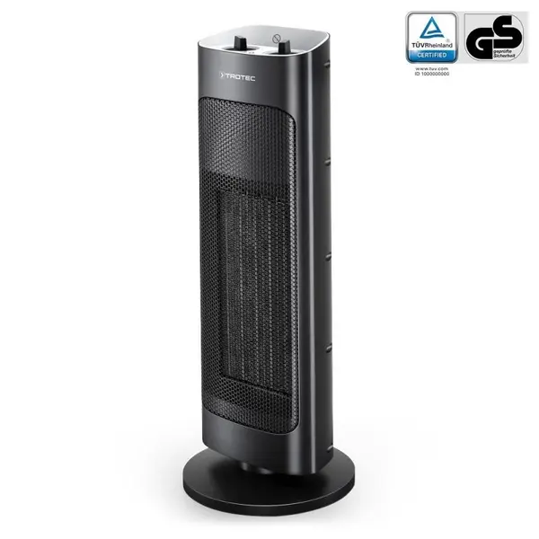 Aeroterma ceramica Trotec TFC 20 E, Putere incalzire pana la 2000W, 2 Trepte de incalzire, Lampa de control, Termostat reglabil
