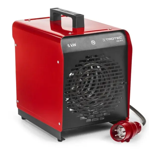 Aeroterma electrica TDS 29 E, Termostat, Putere incalzire pana la 5000W, 3 Trepte incalzire, Ventilare