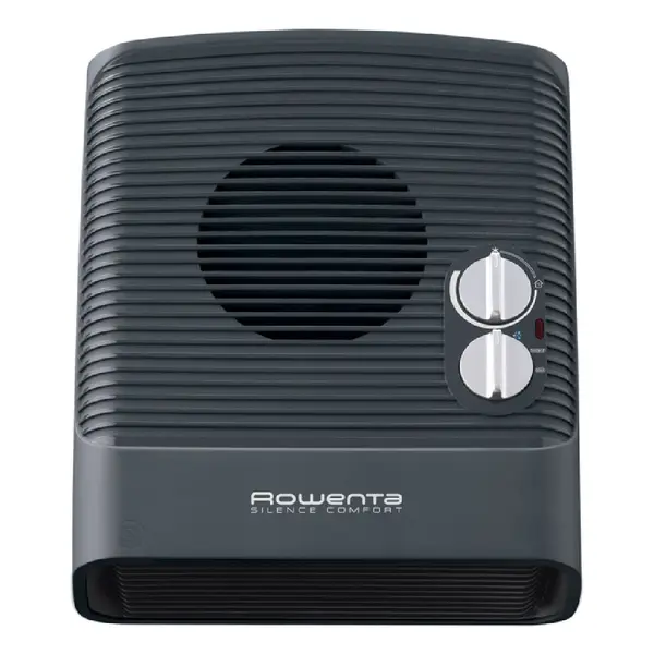 Aeroterma Rowenta SO5115 2400 W 2 trepte de putere Functie Silence Treapta de aer rece Termostat mecanic Negru