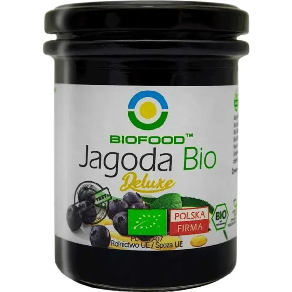 Afine de Padure Intregi in Sirop de Agave Ecologice/Bio 200g