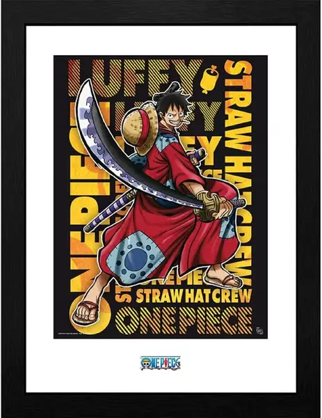 Afiș înrămat GB eye Animation: One Piece - Luffy in Wano