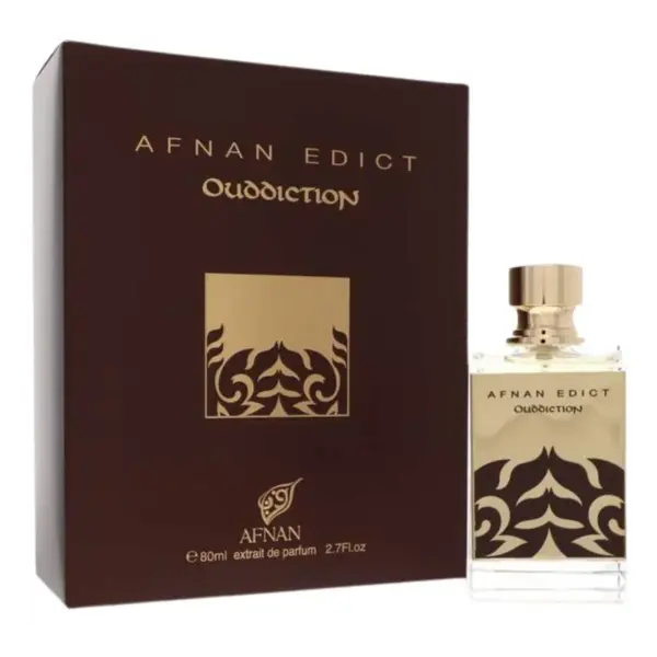 Afnan Edict Ouddiction Extract de parfum Unisex Volum 80 ml