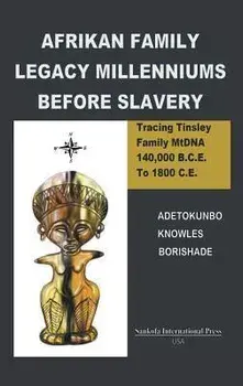Afrikan Family Legacy Millenniums Before Slavery: Tracing Tinsley Family Mtdna 140,000 Bce to 1800 Ce, Paperback/Adetokunbo Knowes Borishade