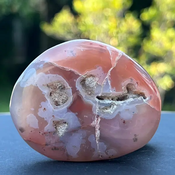 Agat rosu palm stone m1