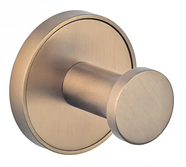 Agățătoare de perete simplă Inter Ceramic - Lusso, Ø5 х 4.15 cm, Rose Gold