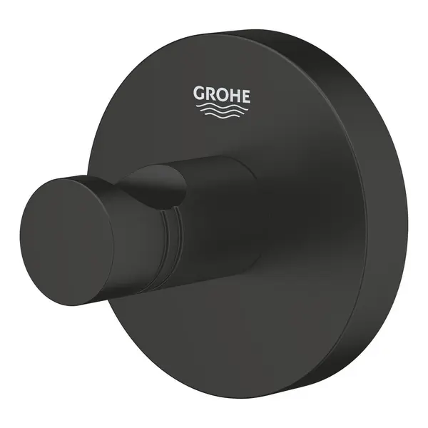 Agatatoare Grohe Essentials 1024602430, Fixare perete ascunsa, Negru mat