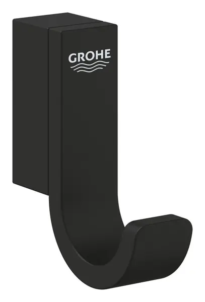 Agatatoare Grohe Selection 41216KF0, montare pe perete, fixare ascunsa, 1 cui, mat, Negru