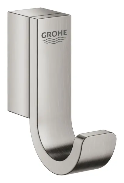 Agatatoare Grohe, Selection Robe Hook, montare pe perete, fixare ascunsa, 1 cui, super steel, crom mt