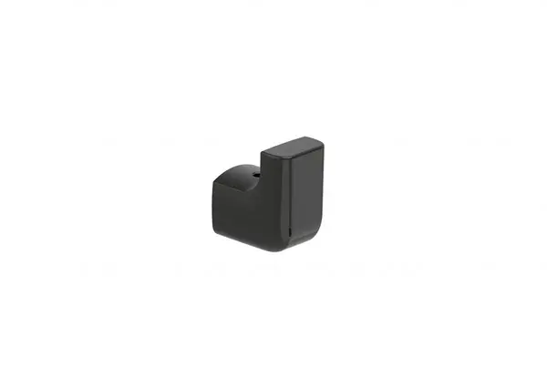 Agatatoare Roca Tempo A817020CN0, montare pe perete, metal, lucios, Negru