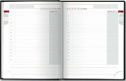 Agenda Brunnen nedatată 14,5x20,6cm, Mirador albastru