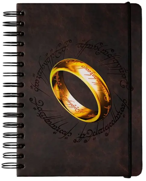 Agendă Erik Movies: The Lord of the Rings - The One Ring, cu spirală, format A5