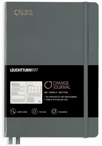 Agenda Leuchtturm1917 Change Journal - Medium A5, antracit