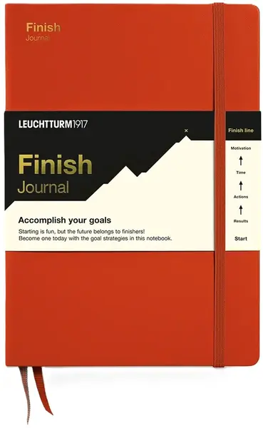 Agenda Leuchtturm1917 Finish Journal - A5, coperți țări, roşu