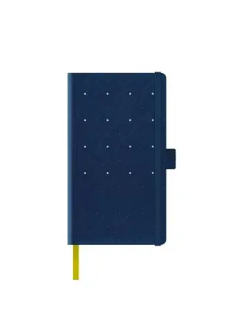 Agenda nedatata A5 Castelli, coperta rigida, elastic, dictando ivory