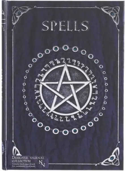 Agendă Nemesis Now Adult: Spell Book - Embossed Spell Book (Purple), format A5