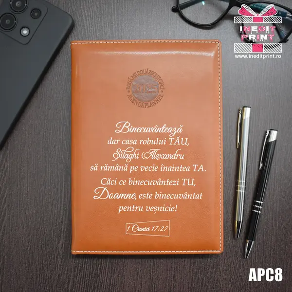 Agenda personalizata 2025 1 Cronici 17:27 APC8 DELUXE PREMIUM, MARO AMSTERDAM