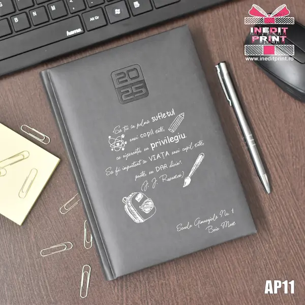 Agenda personalizata 2025 Citat educatie AP11 GRI INCHIS, STANDARD HT2