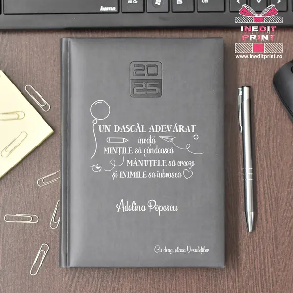 Agenda personalizata 2025 Dascal adevarat AP8 GRI INCHIS, STANDARD HT2