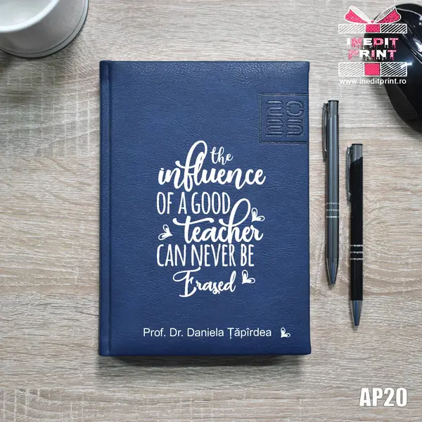 Agenda personalizata 2025 Good Teacher AP20 ALBASTRU CHIAVENNA, DELUXE PREMIUM
