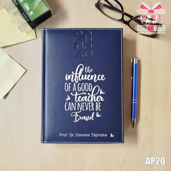 Agenda personalizata 2025 Good Teacher AP20 ALBASTRU, DELUXE H